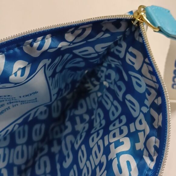 Estee Lauder Blue Floral Women's Makeup Bag - Picture 9 of 10